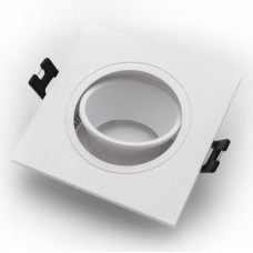 Σποτ Τετράγωνο Χωνευτό Κινητό Πλαστικό Λευκό 21-0470920